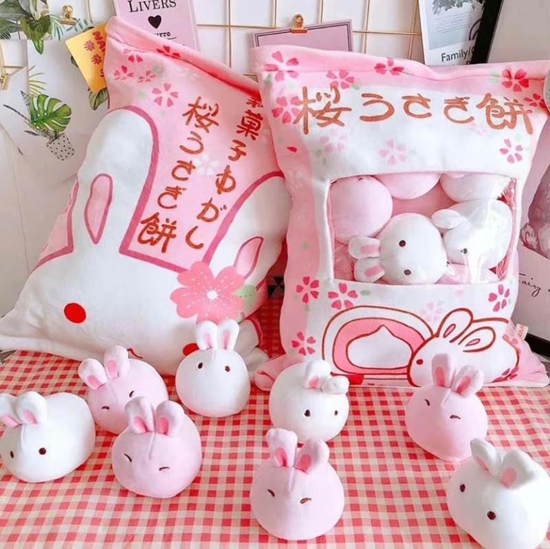 A Bag Of Japanese Kawaii Bunny Dolls  |  Cute Stuffed Animals