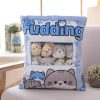 A Bag Of Kawaii Neko Cat Pudding Dolls  |  Cute Stuffed Animals