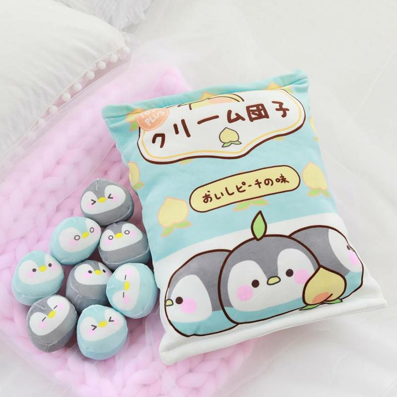 A Bag Of Kawaii Penguin Plush Dolls  |  Cute Stuffed Animals