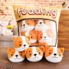 A Bag Of Kawaii Shiba Inu Pudding Plushies  |  Mini Stuffed Animals