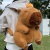 Adorable Capybara Plush Backpack – Limited Edition  |  Cute Stuffed Animals