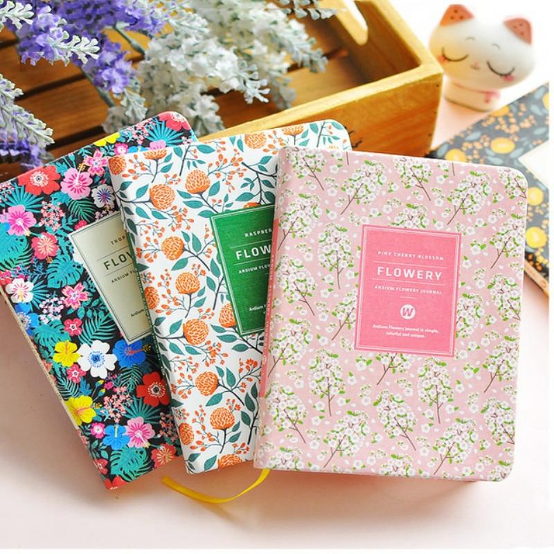 Cute Korean Kawaii Flower Notebook  |  Notebooks