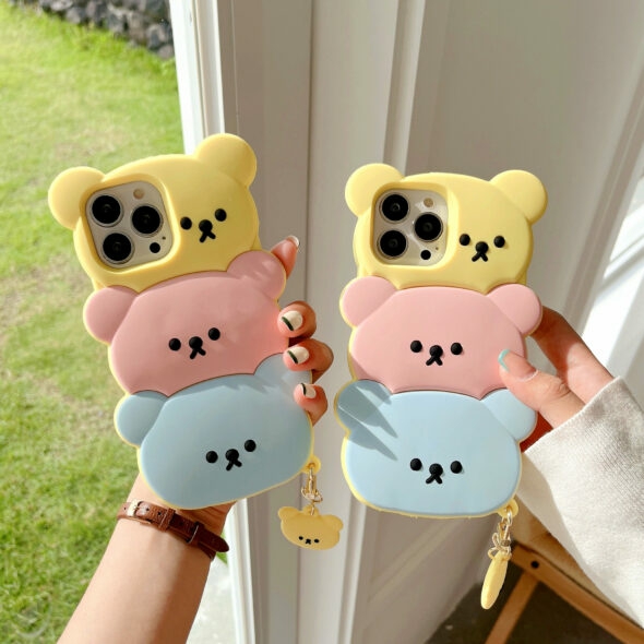 Kawaii 3D Candy Bear Phone Case – Limited Edition  |  Phonecase