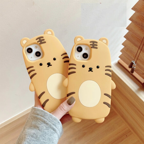 Kawaii Animal Tiger 3D Phone Case – Limited Edition  |  Phonecase