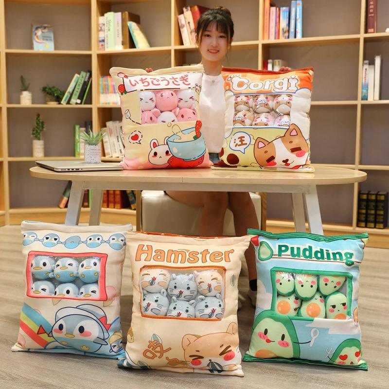 Kawaii Bag Of Snack Pudding Dolls – Limited Edition  |  Mini Stuffed Animals