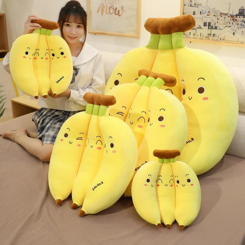 Kawaii Banana Fruit Plush Xl (55Cm)  |  Giant Stuffed Animals