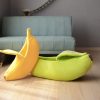 Kawaii Banana Soft Cushion Cat Bed – Limited Edition  |  Cat House