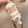 Kawaii Bear Sticker Thermal Flask (500Ml) – Limited Edition  |  Bottles