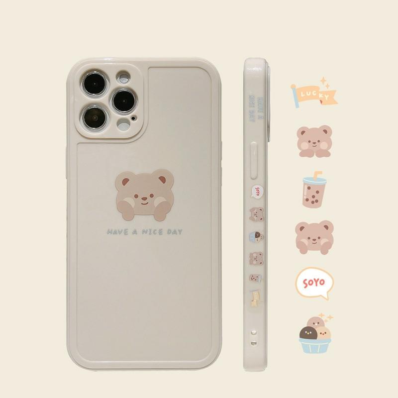 Kawaii Bubble Tea Bear Phone Case  |  Phonecase