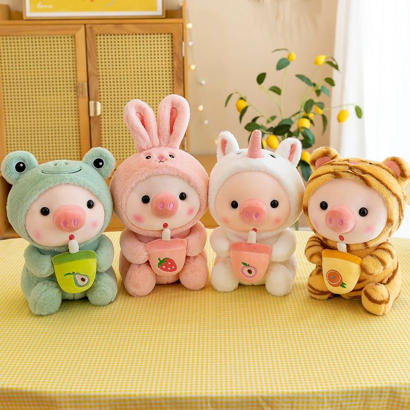 Kawaii Bubble Tea Dress Up Animal Plush – Limited Edition  |  Boba