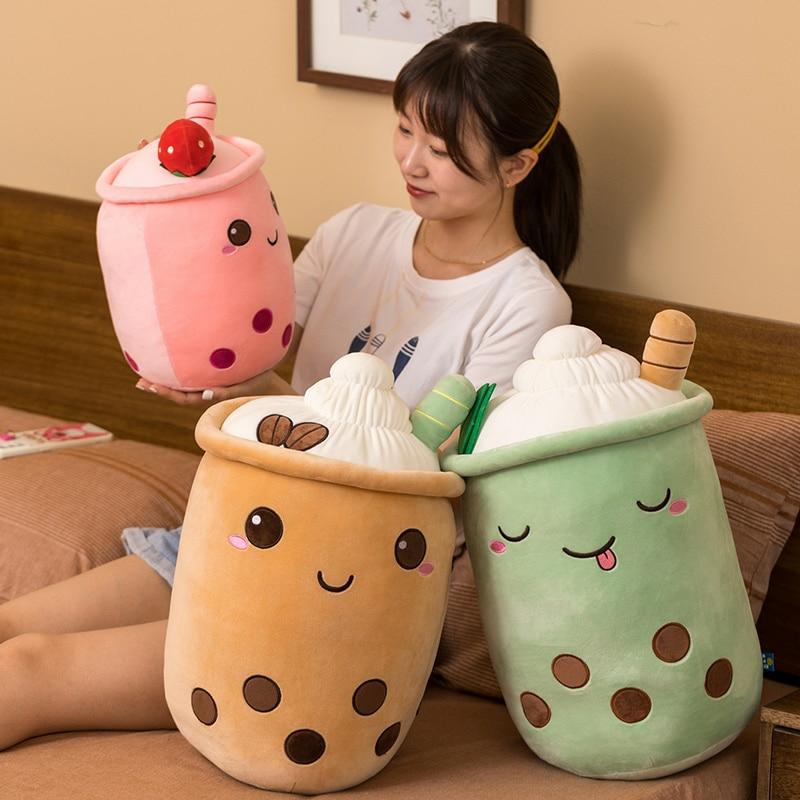 Kawaii Bubble Tea Fruit Series Plush Xl (50Cm)  |  Boba