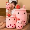 Kawaii Bubble Tea Fruit Series Plush Xl (50Cm)  |  Boba