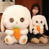 Kawaii Bunny Carrot Long Ears Plush Xl (50Cm)  |  Bunny