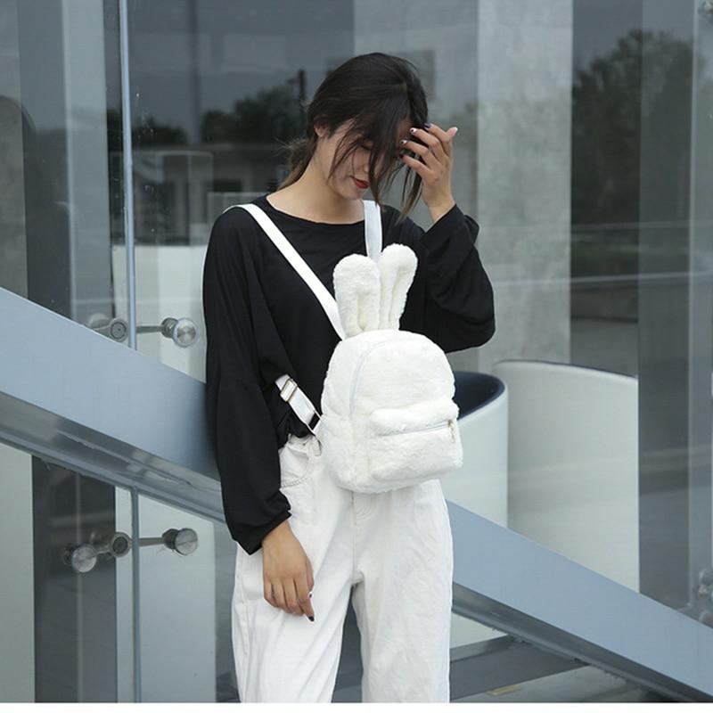 Kawaii Bunny Ears Korean Style Backpack  |  Bags