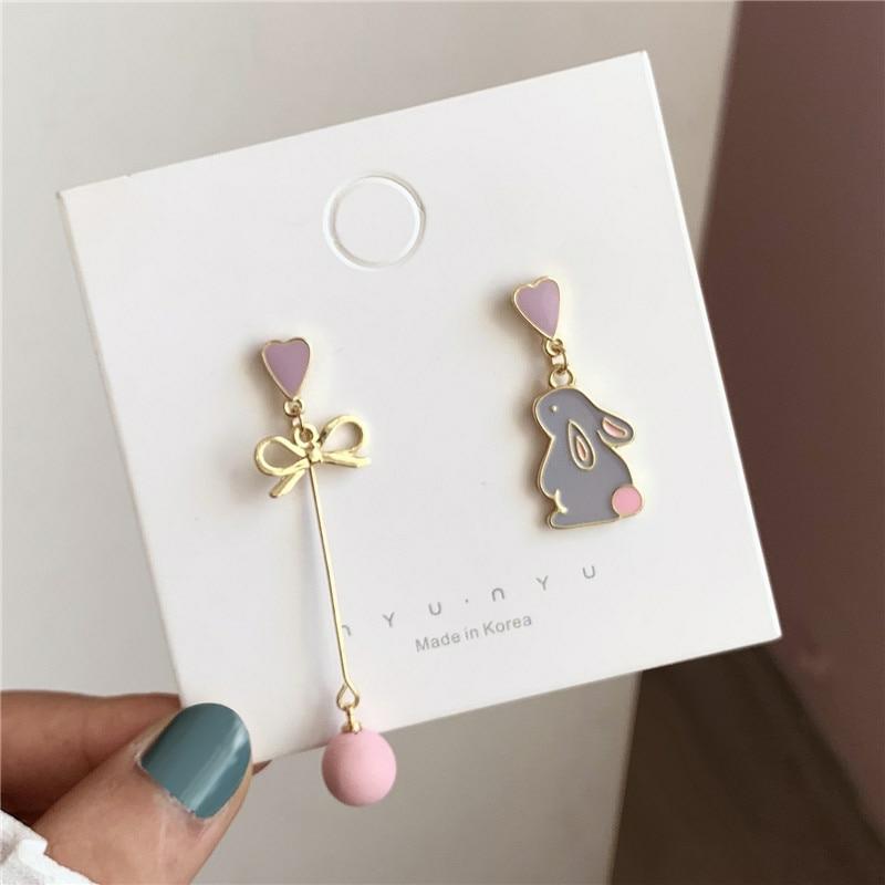 Kawaii Bunny Hearts Harajuku Earrings – Limited Edition  |  Earrings