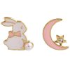 Kawaii Bunny Moon Fashion Stud Earrings  |  Earrings