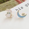 Kawaii Bunny Moon Fashion Stud Earrings  |  Earrings