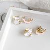 Kawaii Bunny Moon Fashion Stud Earrings  |  Earrings