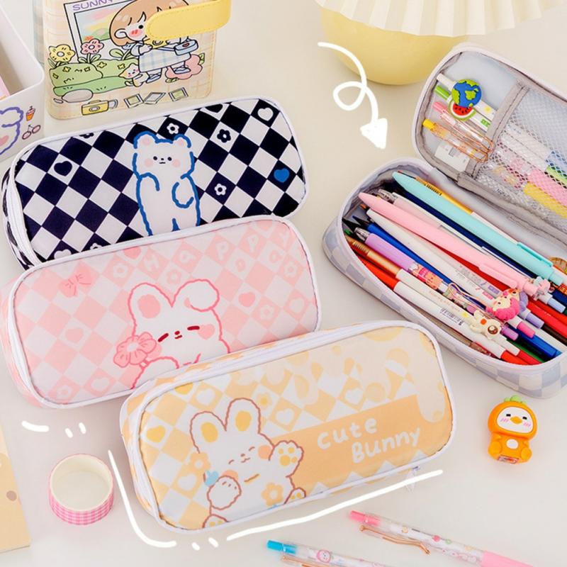 Kawaii Bunny Pastel Korea Style Pencil Case  |  Pencil Cases