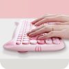 Kawaii Candy Cat Wireless Keyboard Mouse Set – Limited Edition  |  Desk Organizers