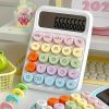 Kawaii Candy Pastel Style Mechanical Calculator – Limited Edition  |  Pencil Cases