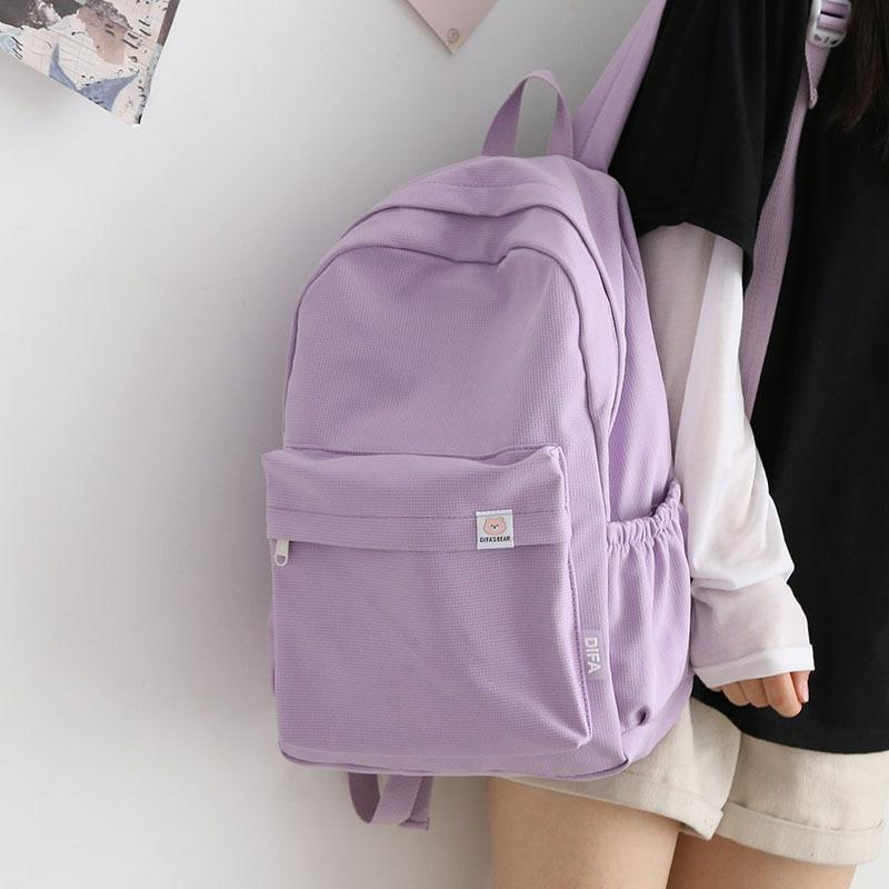 Kawaii Candy Style Pastel Nylon Backpack  |  Bags