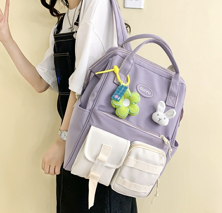 Kawaii Candy Style Zipper Harajuku Backpack  |  Bags