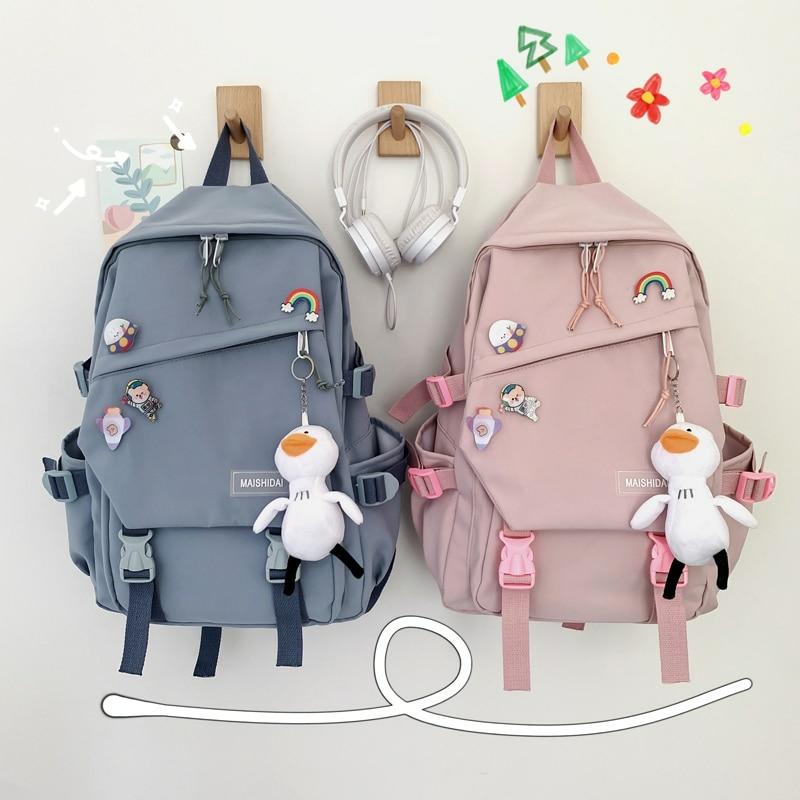 Kawaii Canvas Korea Style Backpack – Limited Edition  |  Bags