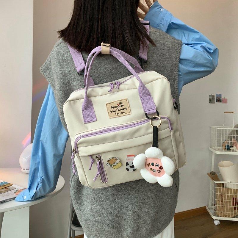 Kawaii Canvas Style Harajuku Backpack  |  Bags