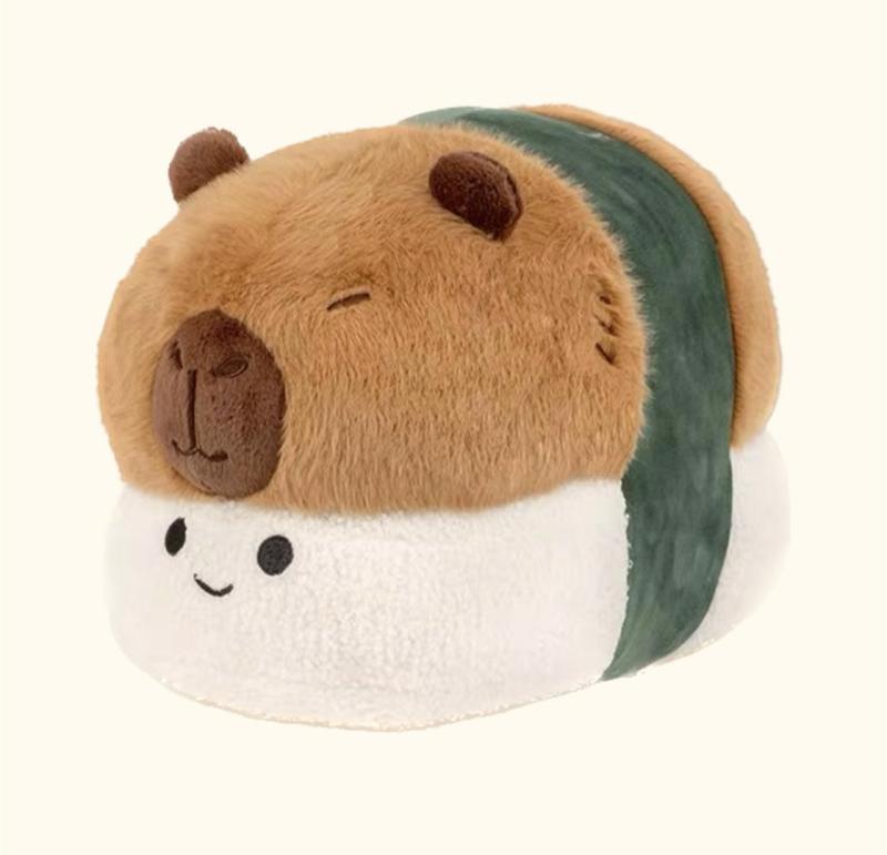 Kawaii Capybara Sushi Plush (35Cm) – Special Edition  |  Cute Stuffed Animals