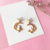 Kawaii Cat Moon Sakura Earrings – Limited Edition  |  Earrings