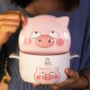 Kawaii Ceramic Piglet Ramen Bowl – Special Edition  |  Bottles