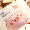 Kawaii Ceramic Piglet Ramen Bowl – Special Edition  |  Bottles