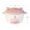 Kawaii Ceramic Piglet Ramen Bowl – Special Edition  |  Bottles