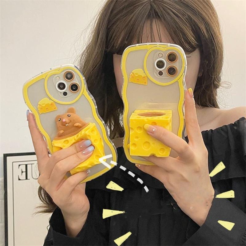 Kawaii Cheese 3D Pop Up Phone Case – Limited Edition  |  Phonecase