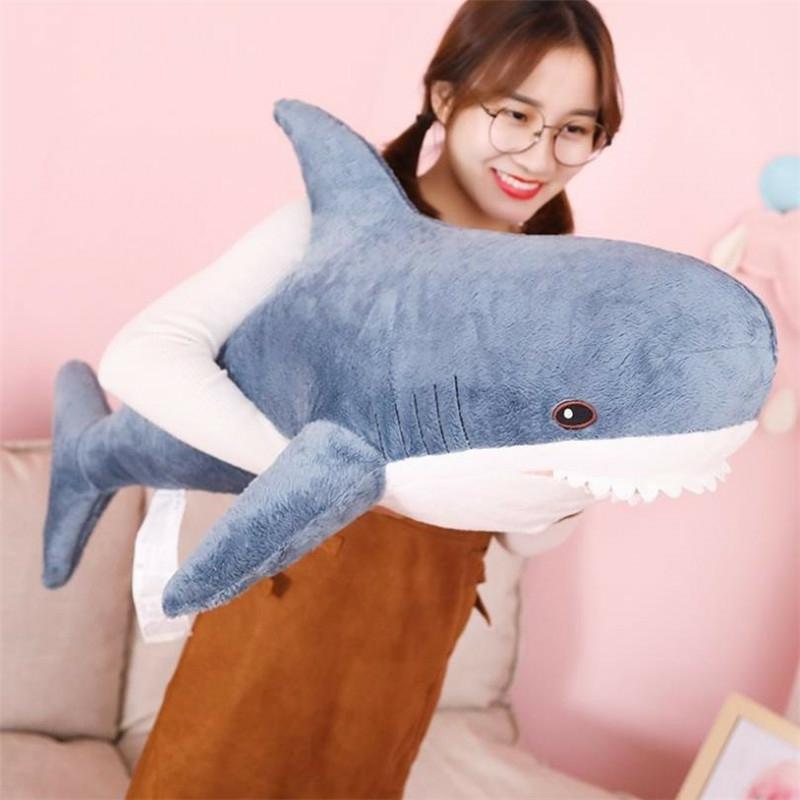 Kawaii Chubby Shark Plush Jumbo Edition (90Cm)  |  Cute Stuffed Animals