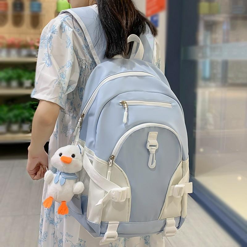 Kawaii College Pastel Style Waterproof Backpack – Limited Edition  |  Bags