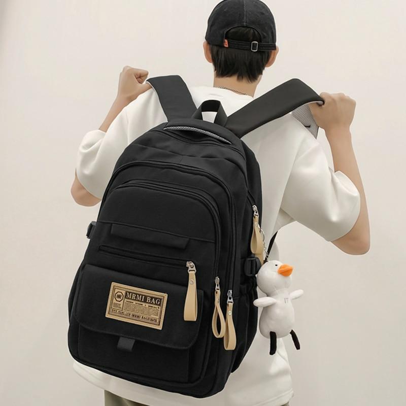 Kawaii College Style Mutipocket Harajuku Book Backpack  |  Bags