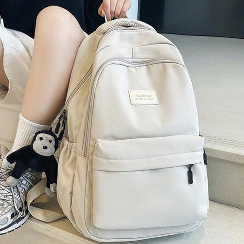 Kawaii College Style Solid Pastel Backpack – Limited Edition  |  Bags