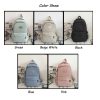 Kawaii College Style Solid Pastel Backpack – Limited Edition  |  Bags