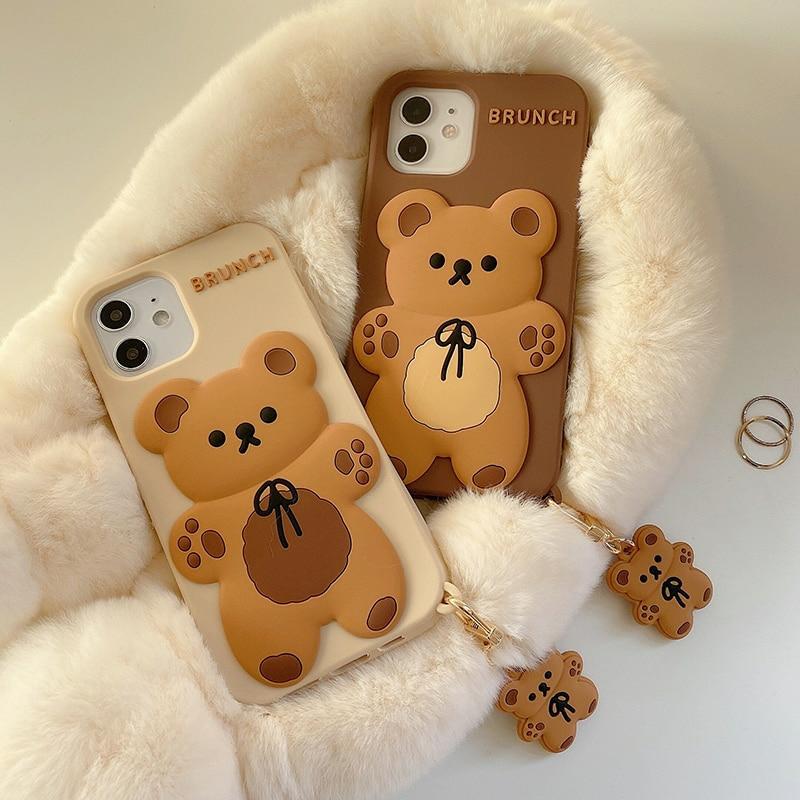 Kawaii Cookie Bear Phone Case  |  Phonecase