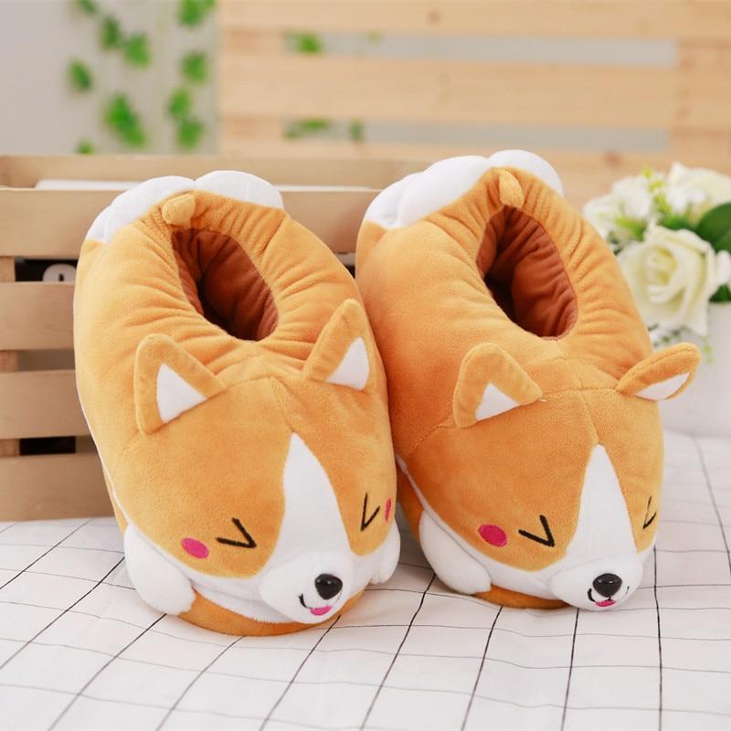 Kawaii Corgi Fluffy Slippers – Limited Edition  |  Slippers