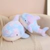 Kawaii Cotton Candy Rainbow Shark Plush Xl (80Cm)  |  Cute Stuffed Animals