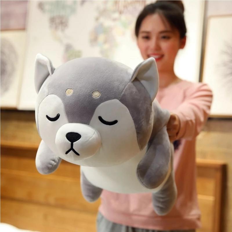 Kawaii Cuddle Series Husky Shiba Inu Plush (45Cm)  |  Cute Stuffed Animals