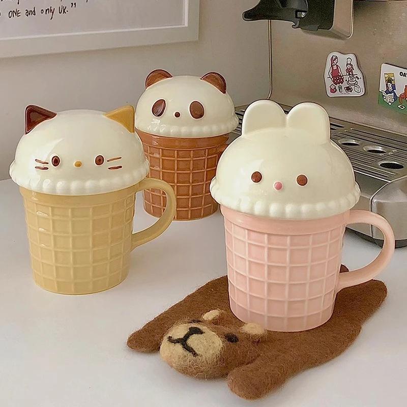 Kawaii Cute Animal Ceramic Coffee Cup – Limited Edition  |  Bottles