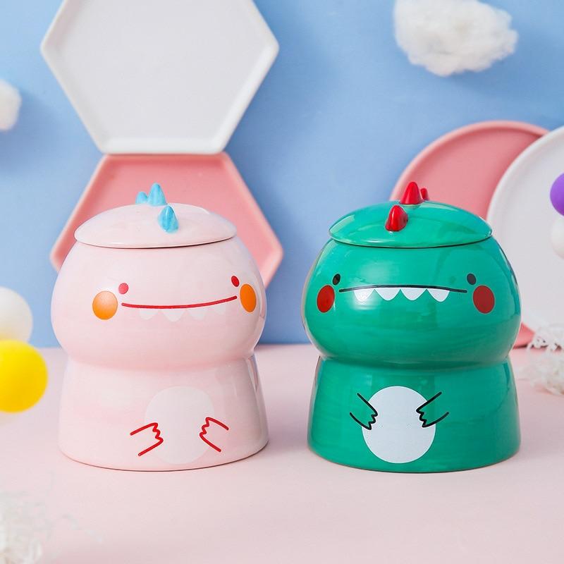 Kawaii Cute Dinosaur Ceramic Cup – Limited Edition  |  Bottles