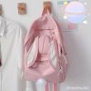 Kawaii Cute Rabbit Ears Harajuku Backpack – Limited Edition  |  Bags