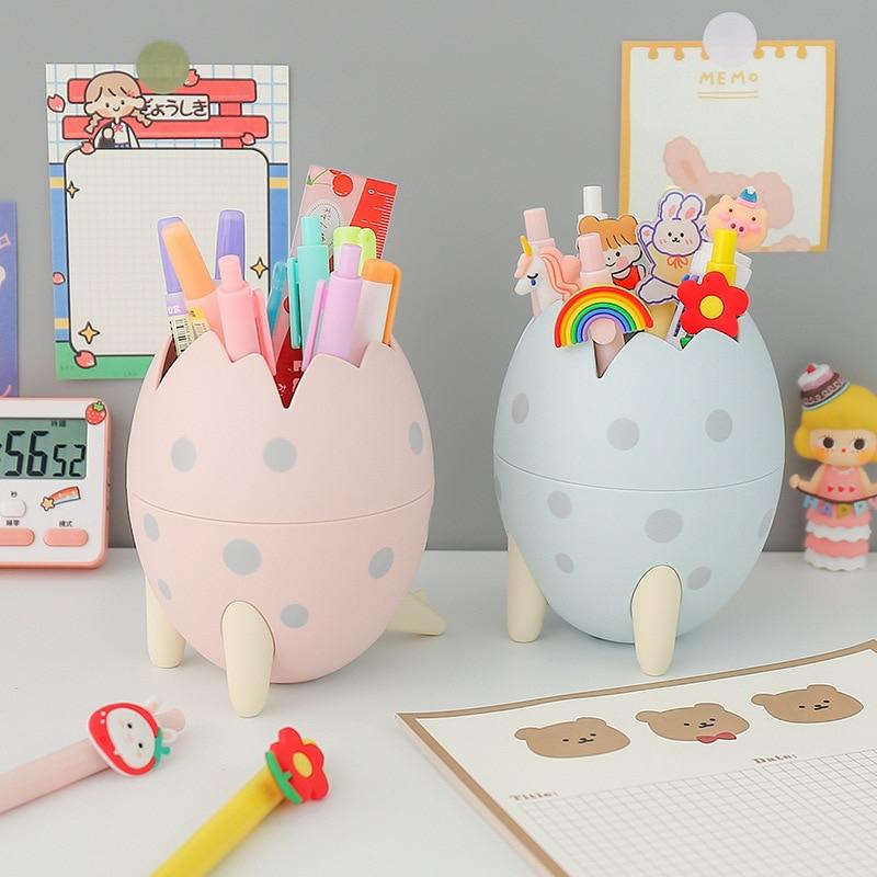 Kawaii Dinosaur Egg Pen Holder – Limited Edition  |  Desk Organizers