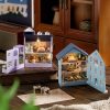 Kawaii Diy Mini Wooden Cottage Dollhouse  |  Doll House