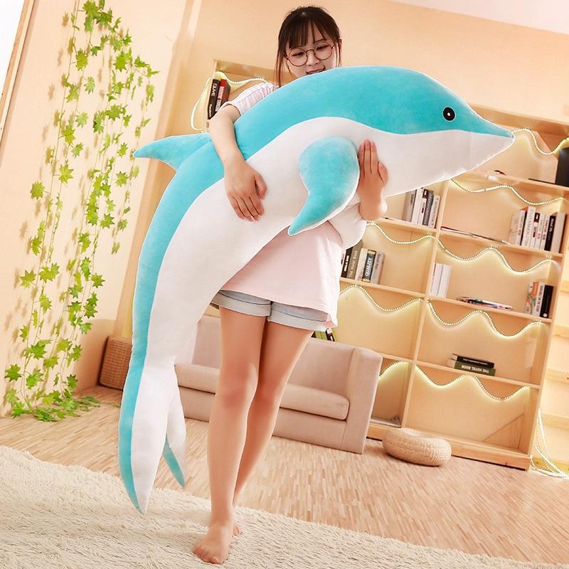 Kawaii Dolphin Plush Jumbo Edition (100Cm)  |  Cute Stuffed Animals